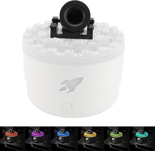 300ml Ultrasonic Essential Oil Diffuser with 7 Colors LED, Quiet Cool Mist Aromatherapy Machine for Home, Bedroom, Office, 4 Timer ON, 1H, 3H, 5H, Auto Off, Suitable for Baby,