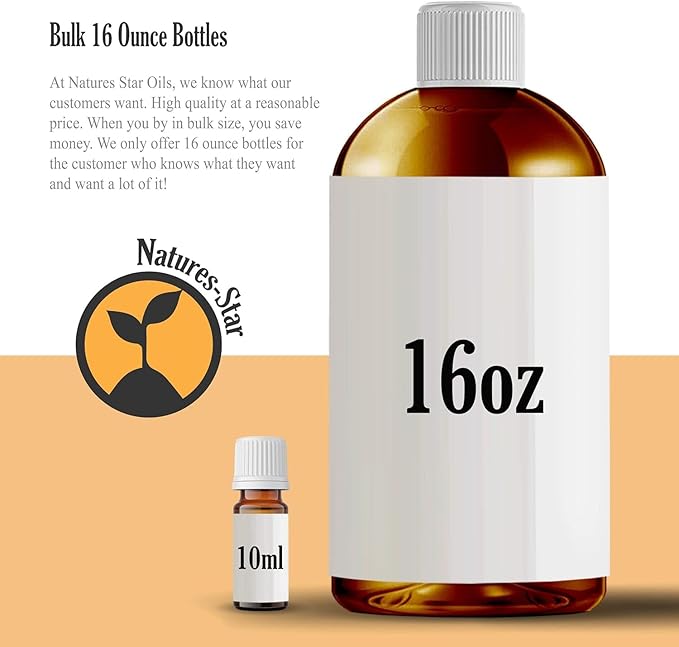 Natures-Star 16oz - Bulk Size Tea Tree Essential Oil (16 Ounce Total) - Therapeutic Grade Essential Oil - 16 Fl Oz Bottle