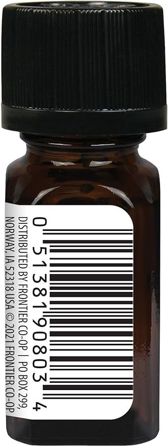Aura Cacia Organic Peppermint Essential Oil, Mentha Piperita Oil, Cooling Aromatherapy for Diffusers, Skincare, Massage, Custom Blends | 0.25 Fl Oz (Pack of 1)
