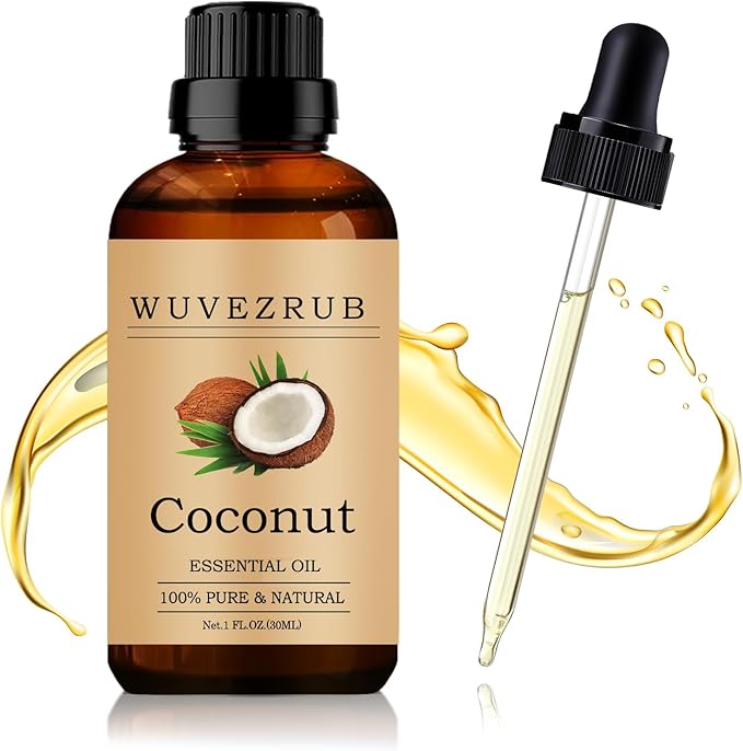 Coconut Essential Oil 30ML - 100% Pure and Natural Oils for Aromatherapy Diffuser - 1 Fl Oz/Coconut