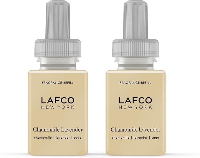 LAFCO New York Pura Smart Device Refill, Chamomile Lavender - Pack of 2 - Vial Delivers Up to 2 Weeks of Fragrance Life - Made in the USA