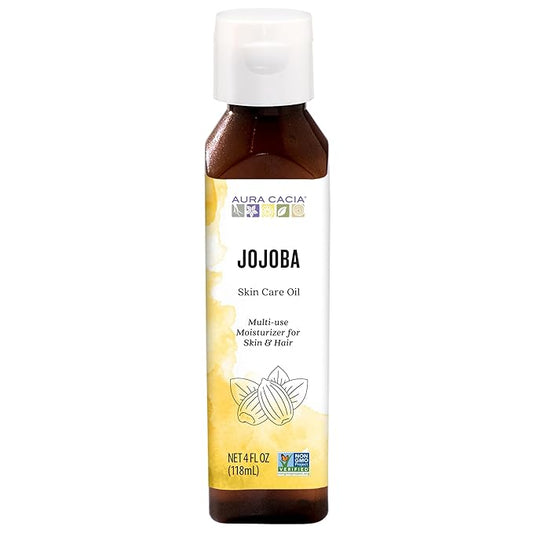 Aura Cacia Natural Skin Care Oil, Balancing Jojoba, 4 Fluid Ounce