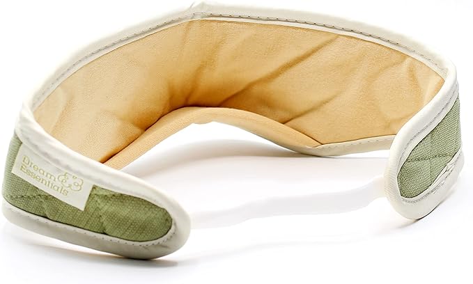 Dream Essentials Bamboo Sleep Mask - Green, Made from Natural Bamboo Fiber, Lightweight