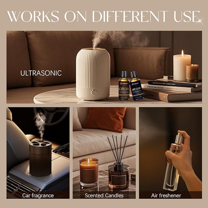 Hotel Diffuser Oil Inspired by The Baccarat Hotel Scent, Luxury Essential Oil for Waterless Diffuser, Crafting Soap & Candle Making Scents 100 ml 3.38 Fl Oz