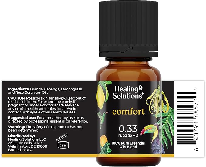 Healing Solutions Comfort Blend Essential Oil - 0.33 Fluid Ounces