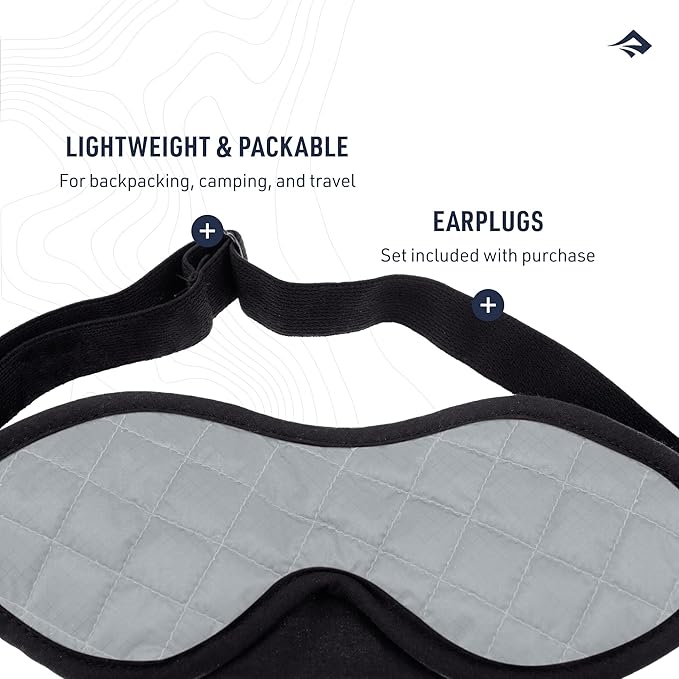 Sea to Summit TravellingLight Eye Shade Travel Sleep Mask, Atoll Blue