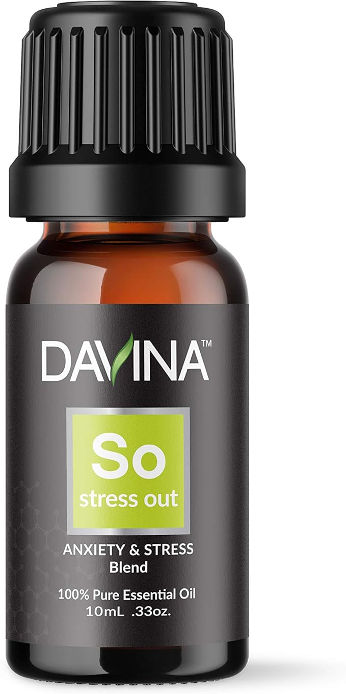 Stress Out Peace & Calming Essential Oil Blend 10ml by Davina