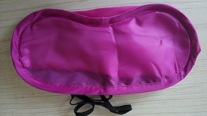 Healtheveryday®Soft Sleep Mask Eye Mask Blindfold Block Out Light for Travel, Shift Work & Meditation (Pink)