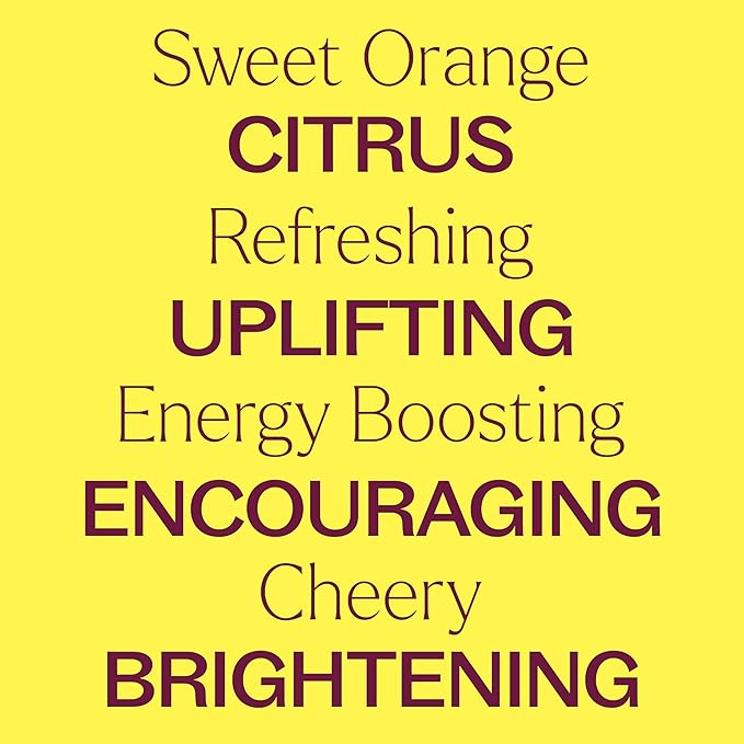 Plant Therapy Sweet Orange Essential Oil, 30 mL (1 oz), 100% Pure and Undiluted, Great for Diffusers and DIY Skin Care
