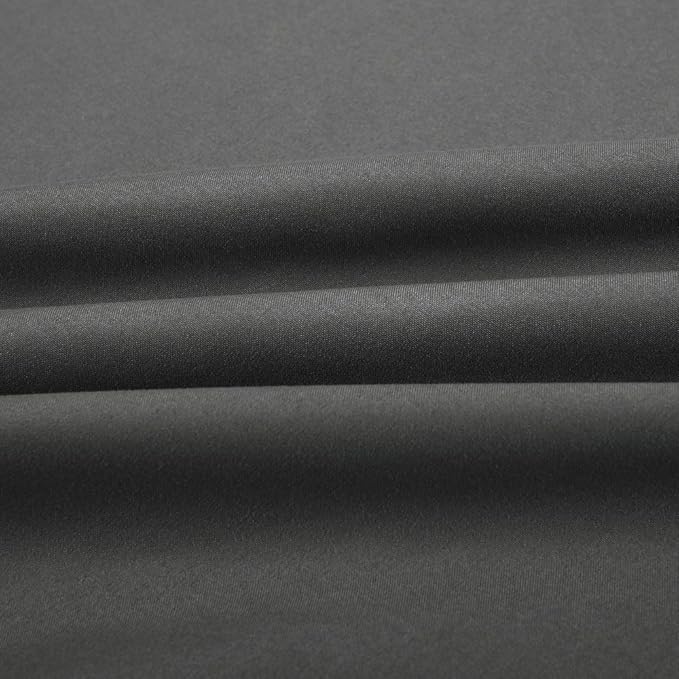 Sfoothome 4-Piece Bed Linen Set, Queen, Deep Gray, 1800 Series, Wrinkle & Fade Resistant, Deep Pocket, Luxury Brushed Microfiber Bed Sheets Set