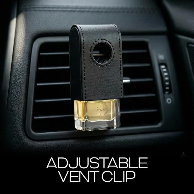 Car Diffuser Luxury Car Fragrance & Air Freshener, Pre-Filled No Refill, Lasts Up to 12 Months, Adjustable Vent Clip & Hanging Design (Velocity)