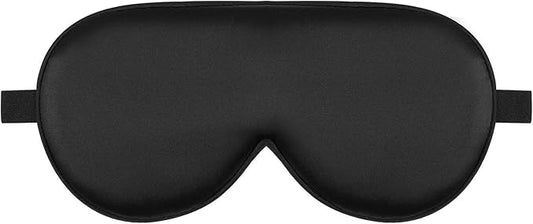 Alaska Bear Sleep Mask Silk Eye Cover with Shaped Padding for Pressure-Free Sleeping, Foam Insert, Upgrade Contour Over Conventional Flat Satin Eye Masks, Machine Washable