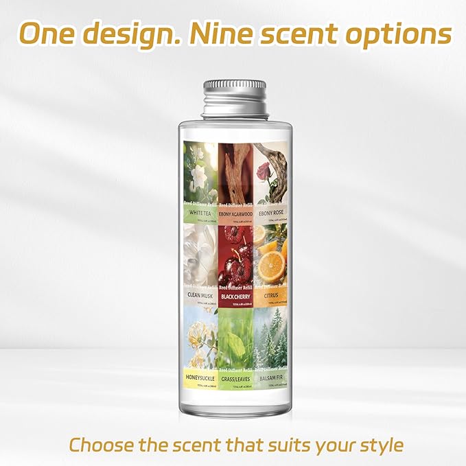 SCENTORINI Reed Diffuser Oil Refill, Honeysuckle Essential Oil 6.76 Fl Oz, Natural Long Lasting Aromatherapy Fragrance Oil for Home Bedroom Bathroom Office Spa Air Freshener Home Decor