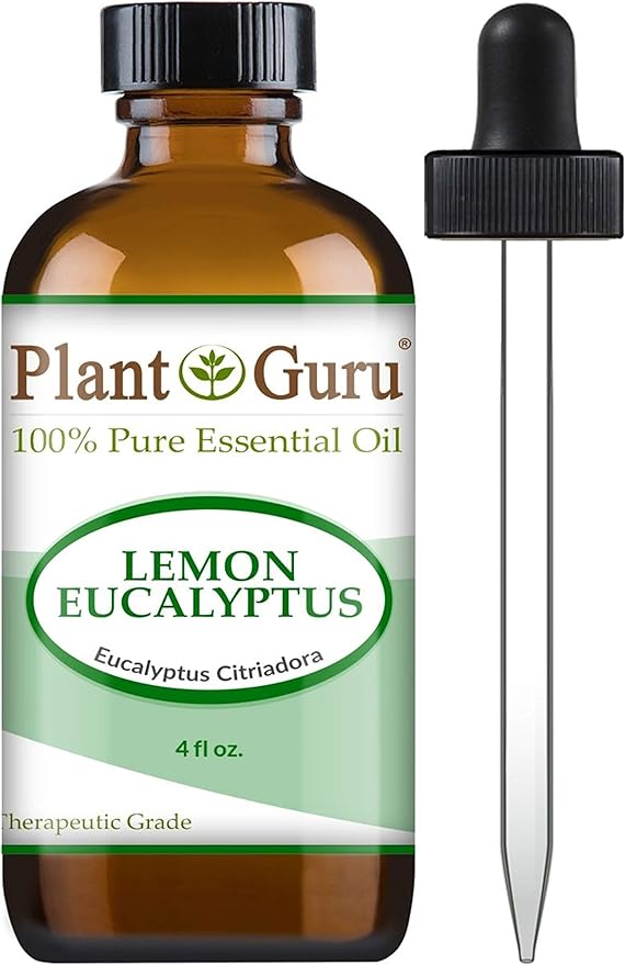 Plant Guru Lemon Eucalyptus 4 oz Undiluted Pure Therapeutic Grade Essential Oil