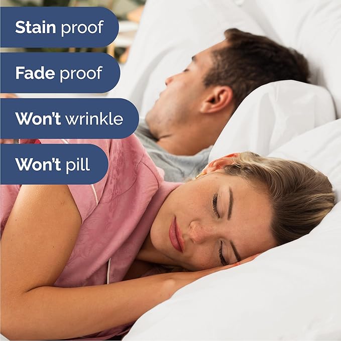 Cal King 6 Piece Sheet Set - Comfy, Breathable & Cooling - Soft Hotel Luxury Bedding for Women, Men, Kids, Teens & Children - 1 Flat & 1 Fitted Sheet & 4 Pillowcases w/ Deep Pockets - Antique White