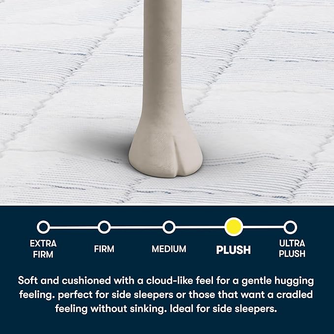 Serta Five Star Mattress Tranquility 10-Inch Plush Pillow Top – King – Cooling Gel, Zoned Support, Pressure Relief – Bed-in-a-Box – 100 Night Trial, 10-yr Limited Warranty