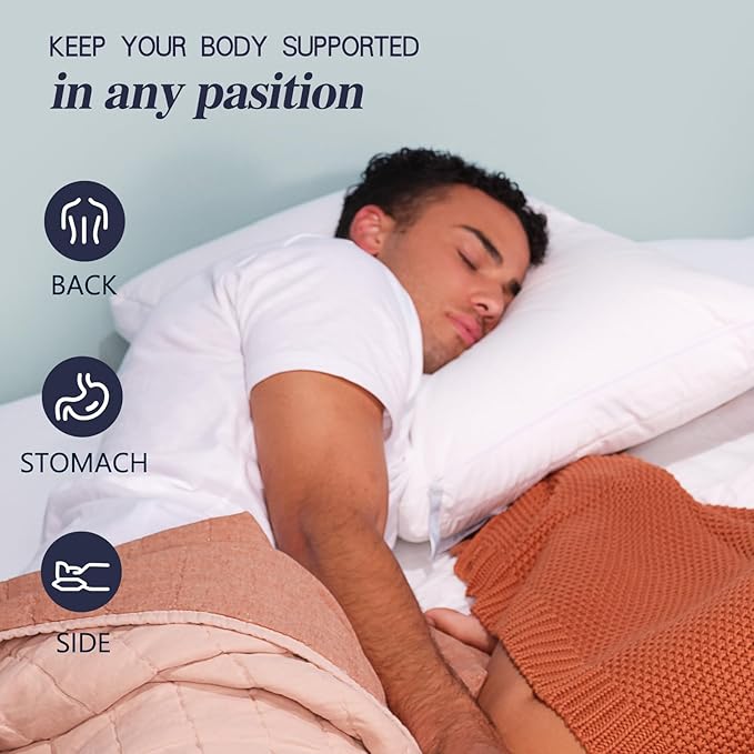 Nuzzle Queen Size Adjustable Firm Pillow – Hotel Luxury Neck Support, Height Adjust Soft Cooling Pillow for Back, Stomach or Side Sleepers-Home Gift