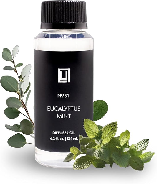 Aroma by Lulu - Eucalyptus Spearmint - Luxury Fragrance Oil for Waterless Cold Air Diffusers - Aromatherapy Fragrance Oil Blend for The Home or Office