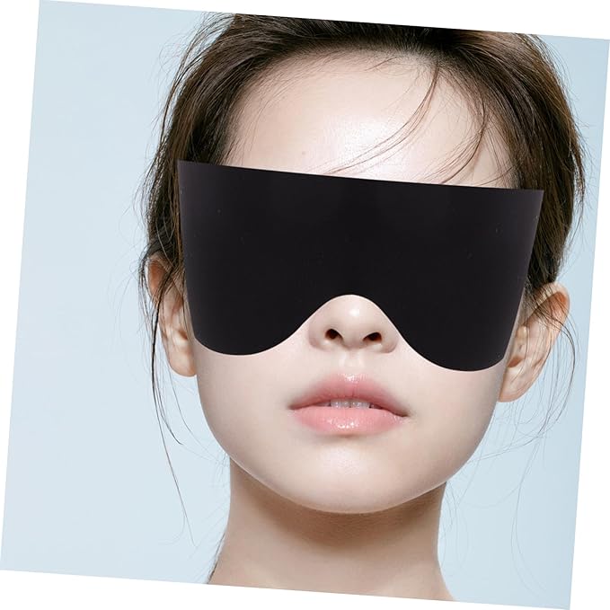 Healeved Breathable Eye Mask for Sleeping Unisex Travel Sleep Mask with Elastic Ear Straps Comfortable Night Cover for Naps and Rest for Men and Women
