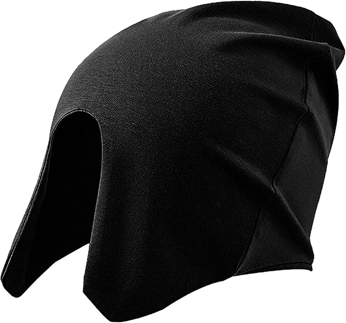Cotton Light Blocking Night Cap Slouchy Blackout Eye Cover Mask Travel Nap Beanie Deep Sleep Hat Breathable Blindfold Skull Cap for Men Women Elderly Postpartum Warm Windproof Sleep Hat