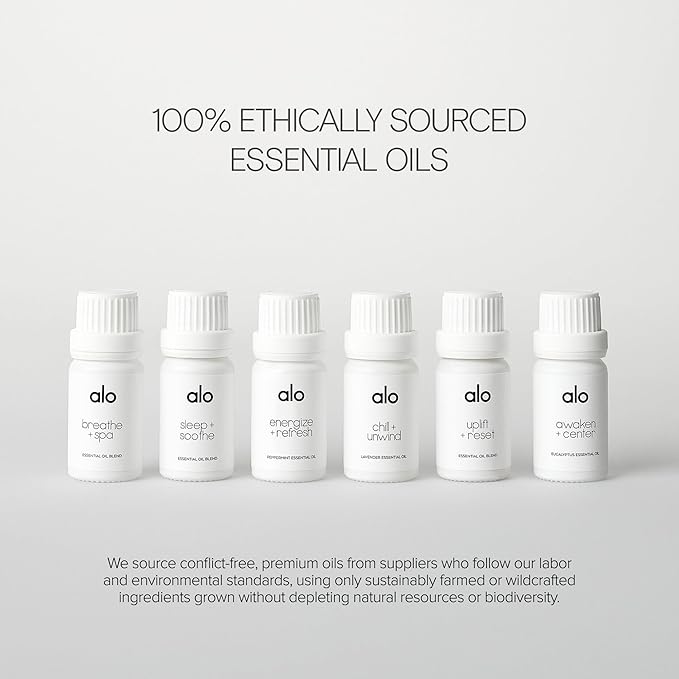 ALO Essential Oil | Breathe & Spa | Laurel Leaf, Ravintsara, Eucalyptus, Peppermint, Tea Tree