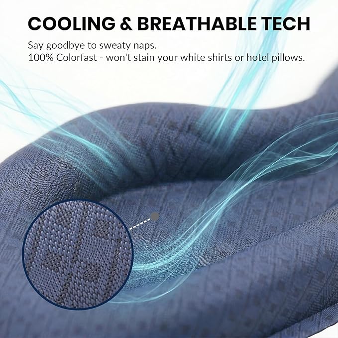 100% Blackout Sleep Mask for Men, 3D Contoured Eye Mask for Deep Sleep, No Eye & Lash Pressure, Soft Adjustable Sleeping Mask for Daytime Sleep, Business & Long Flight Travel Essential, Black