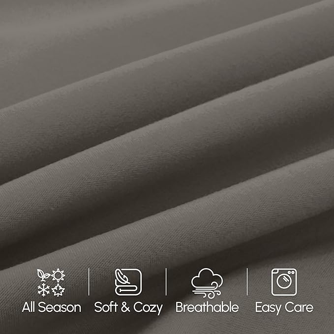 Elegant Comfort Premium Hotel Quality 2-Piece Pillowcase Set, Luxury & Softest 1500 Thread Count Egyptian Quality Bedding Pillowcases, Wrinkle and Fade Resistant, Standard/Queen