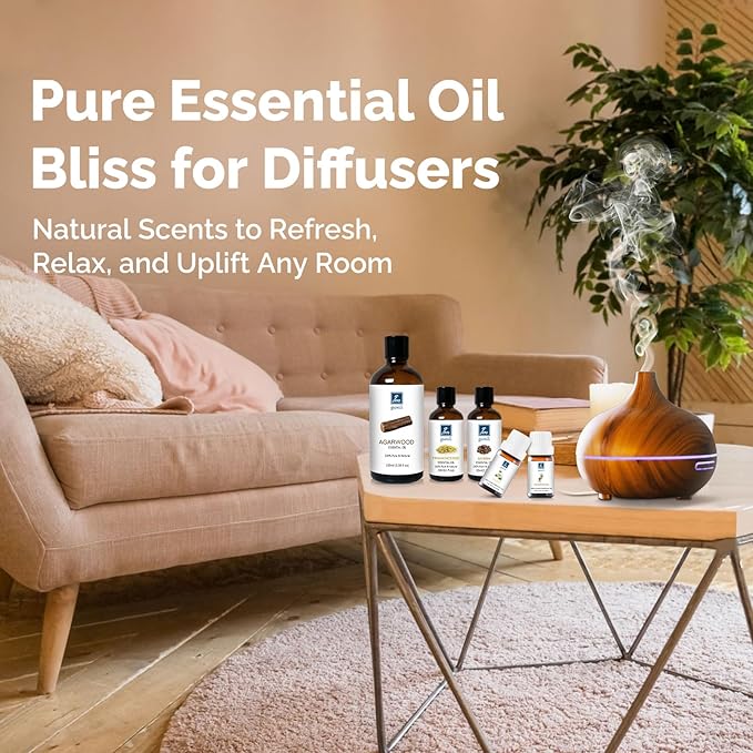 GM Gumili Cedarwood Essential Oil 1 Oz, 100% Pure Natural Cedarwood Oil, Aromatherapy Essential Oils for Diffuser, Skin, Hair, Candle, DIY Body Care