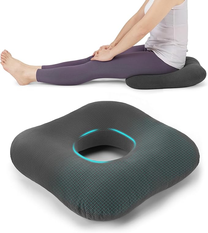Donut Pillow Tailbone Pain Relief Cushion Bed Sores, Bed Sore Cushions for Butt, Positioning Pillow, Anti-Decubitus Pad for Hemorrhoids, After Surgery