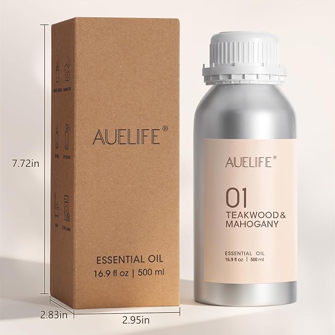 Mint Eucalyptus Essential Oil, 500ml (16.9 fl oz) – Aluminum Bottle