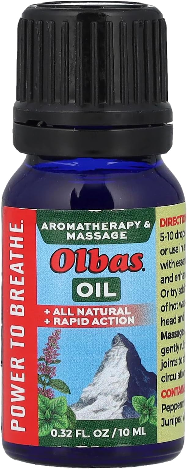 Olbas Cold Medication Oil, 0.32 Fluid Ounce
