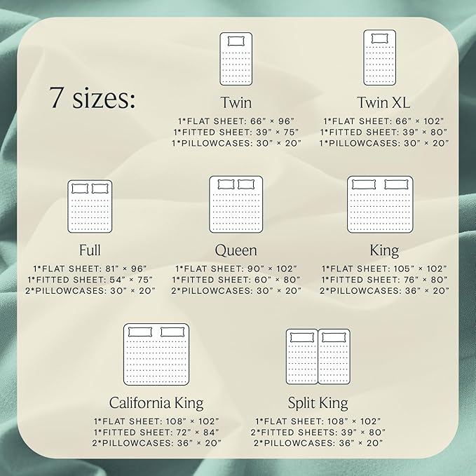 LuxClub Twin XL Sheets - Soft Kids Twin Bed Sheets for Boys and Girls, 3 PC Deep Pockets 18" Eco Friendly Wrinkle Free Kids Fitted Sheets Machine Washable Hotel Bedding Silky Soft- Light Teal Twin XL