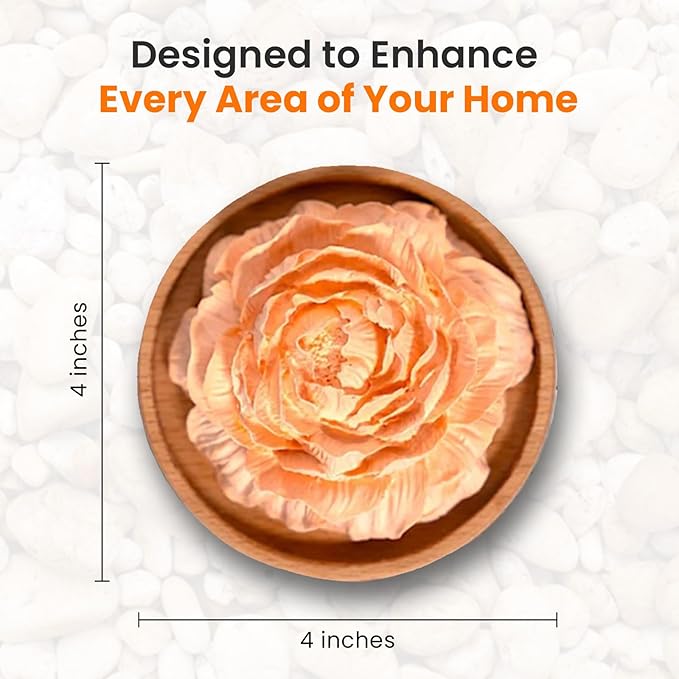 HOME ARCHIVE Aroma Diffuser with Aromatherapy Fragrant Oil Diffusers for Home Room Decor Fig Fragrance (Tree (Orange))