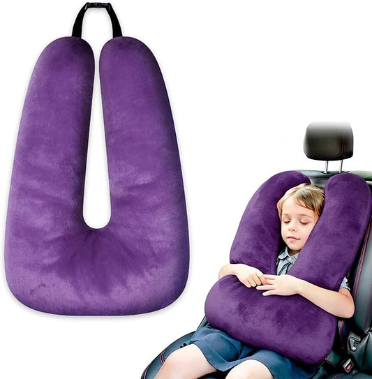 Atablyn Travel Pillows for Car Back Seat U Shaped Travel Pillow Cushion Car Pillow for Family Sleeping Airplane Adults and Children Head Neck and Body Support Long Distance Journey Accessories