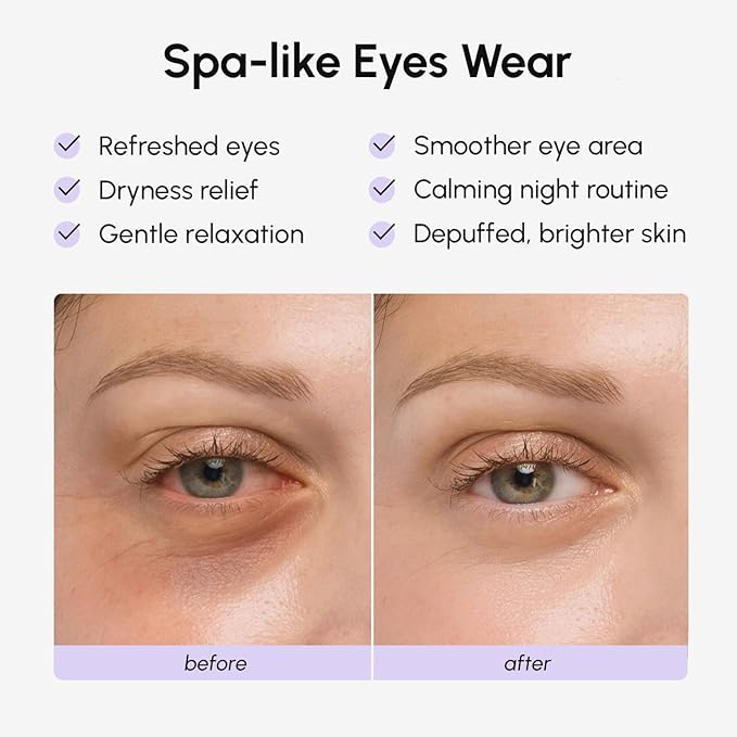 MAREE Heated Eye Masks for Dry Eyes – Steam Eye Mask Disposable – Lavender Self Heating Eye Mask for Puffy Eye – Facial Steamer Alternative for Relaxation – Warm Compress for Eyes – Spa Gift for Women