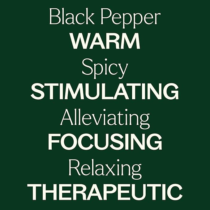 Plant Therapy Black Pepper Essential Oil 10 mL (1/3 oz) 100% Pure, Undiluted, Therapeutic Grade