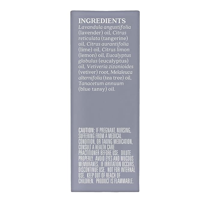 Aura Cacia Linen Essential Oil Blend, Boxed 0.25 fl. oz. - Light Aroma, No Synthetic Fragrances