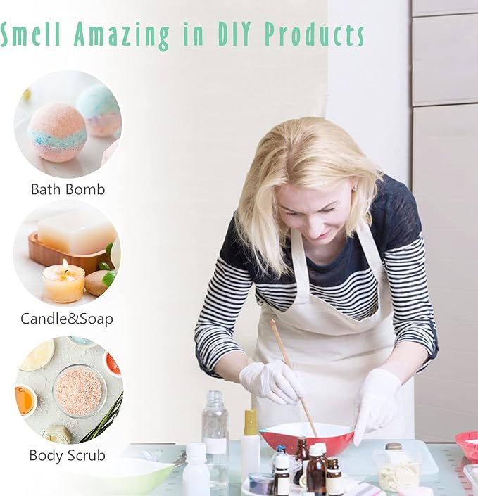 Fragrance Oils Set of Mints, MitFlor Premium Scented Oils for Diffuser, Soap & Candle Making Scents, Refreshing Home Fragrance, Aromatherapy Oil Gift Set, Cedarwood Mint, Coconut Mint and More, 6x10ml