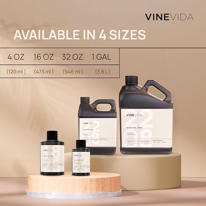 VINEVIDA Lush Ice Fragrance Oil for Cold Air Diffusers - 32 Fl Oz - Essential Oils for Diffuser Oil Refill & Air Freshener Room Spray