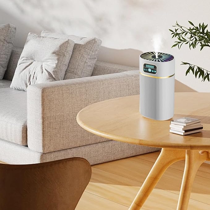 Smart Humidifiers for Bedroom with Hygrometer Thermometer,WiFi Voice&Remote Control,Top Fill Cool Mist Humidifiers for Baby and Plants,Essential Oils Diffuser