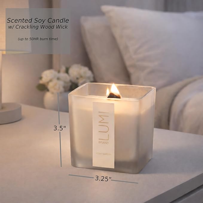 Luxury Aroma Gift Set | Peony Garden - Reed Diffuser (200ml), Wood Wick Soy Candle (200g), Room Spray (50ml) | Includes Dried Flowers & 8 Reeds | Luxurious Home Fragrance for Home Décor & Gifts