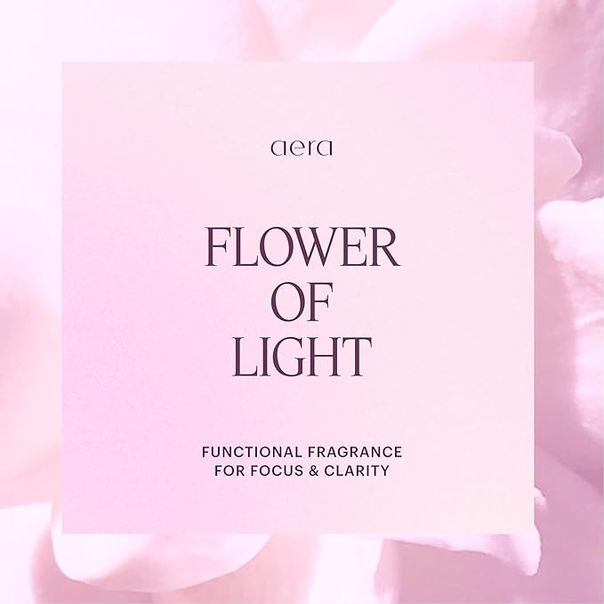 AERA Mini Flower of Light Mini Smart Home Fragrance Scent Refill – Jasmine, Iris & Tonka Bean Aromatherapy Capsule – Functional Fragrance for Focus & Mental Clarity – Works Mini Diffuser
