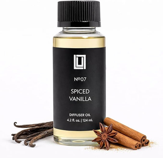 Aroma by Lulu - Spiced Vanilla - Luxury Fragrance Oil for Waterless Cold Air Diffusers - Aromatherapy Fragrance Oil Blend for The Home or Office