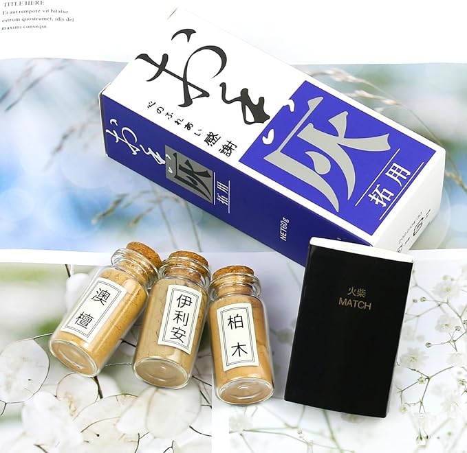 Incense Burner Kit, Charcoal Incense Burner & Incense Powder Burner for DIY Incense Making Kit, Home Fragrance Holder for Aromatherapy, Meditation, Yoga(Brass Ruyi GAI Cover)
