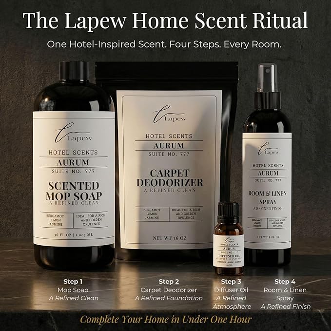 Lapew Hotel Scents Luxury Diffuser Oil | Aurum Suite 777 | Inspired by the Bellagio Hotel | Hotel Fragrance Oil for Nebulizer & Waterless Diffuser | 10ml