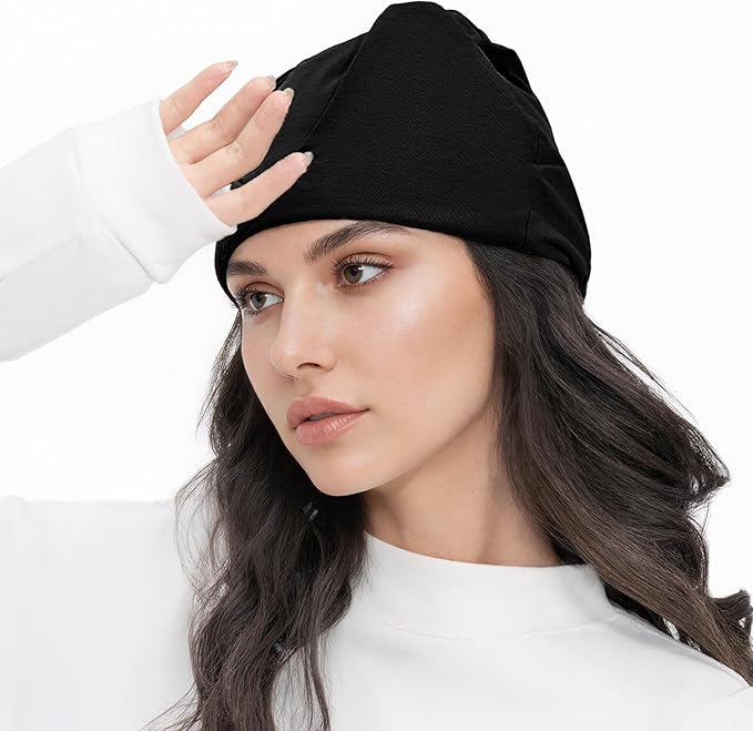 Light Blocking Sleep Mask Full Coverage Eye Cover One-Piece Elastic Blackout Sleep Hood Mask for Side Sleepers Travel Night Sleep