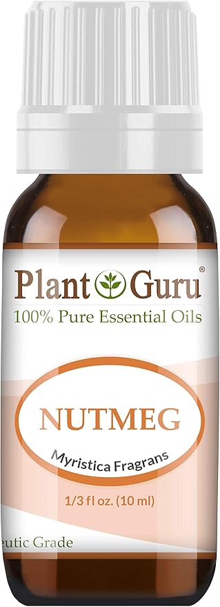 Nutmeg Essential Oil 10 ml 100% Pure Undiluted Therapeutic Grade.