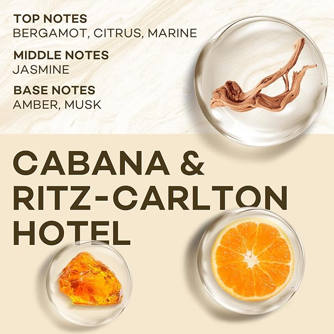 ABAMERICA Hotel Diffuser Oils, Essential Oils Inspired by RTZ-Carlton Hotel, Hotel Scents Diffuser Oils for Home, Fragrance Oil for Diffusers (2 Pack)