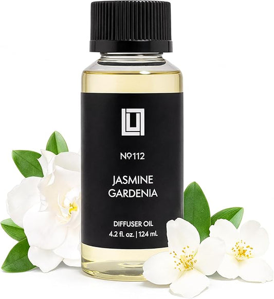 Aroma by Lulu - Jasmine & Gardenia - Luxury Fragrance Oil for Waterless Cold Air Diffusers - Aromatherapy Fragrance Oil Blend for The Home or Office