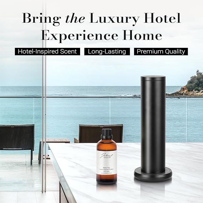 JCLOUD White Tea Hotel Diffuser Oil, Aromatherapy Essential Oils Blend for Ultrasonic and Waterless Diffuser, Home Luxury & Hotel Scents 100mL